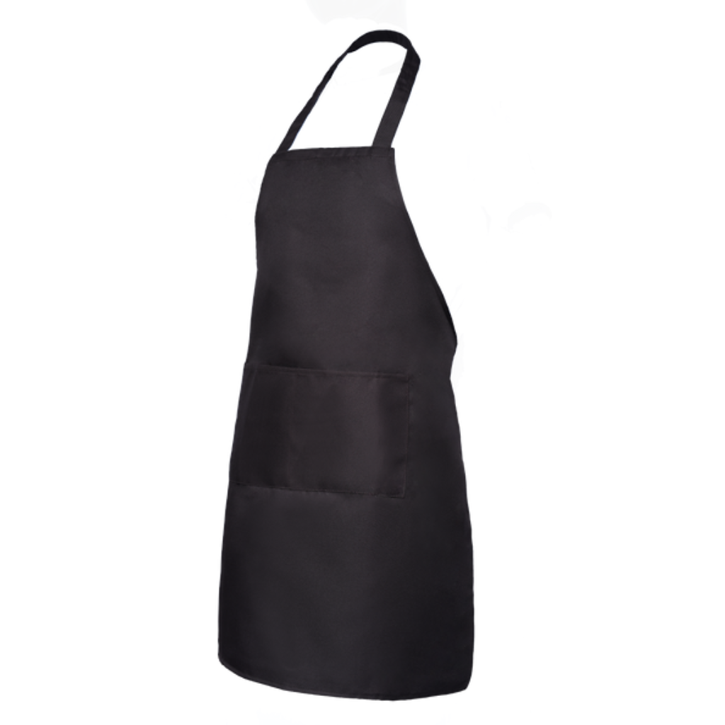 Envision your branding on this deep dark brown apron. A distinctive and practical corporate merchandise option.