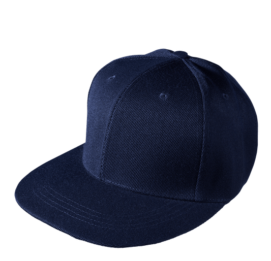 Polyester Snapback Cap (Snap Closure) - Navy