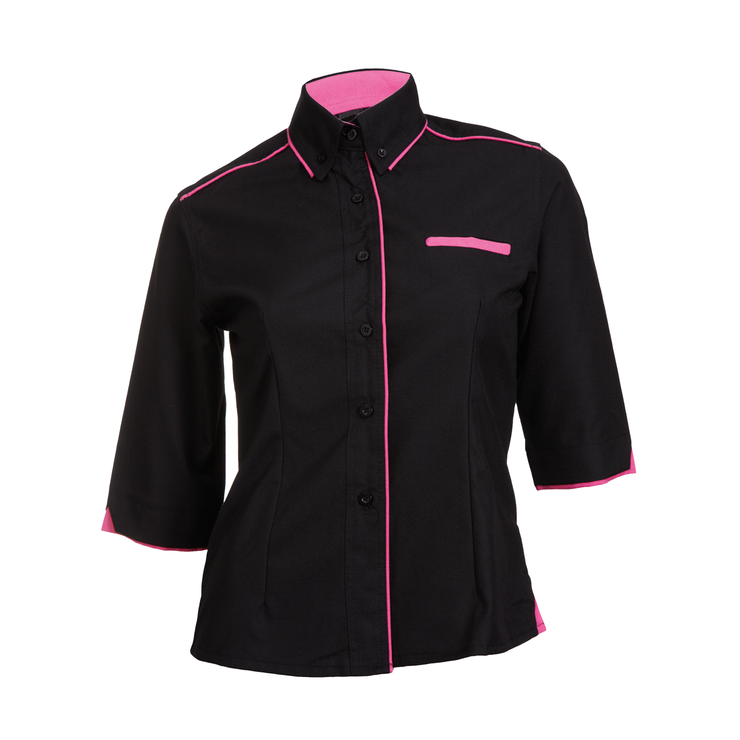 Matrix Contrast 3/4 Sleeve Women's Shirt