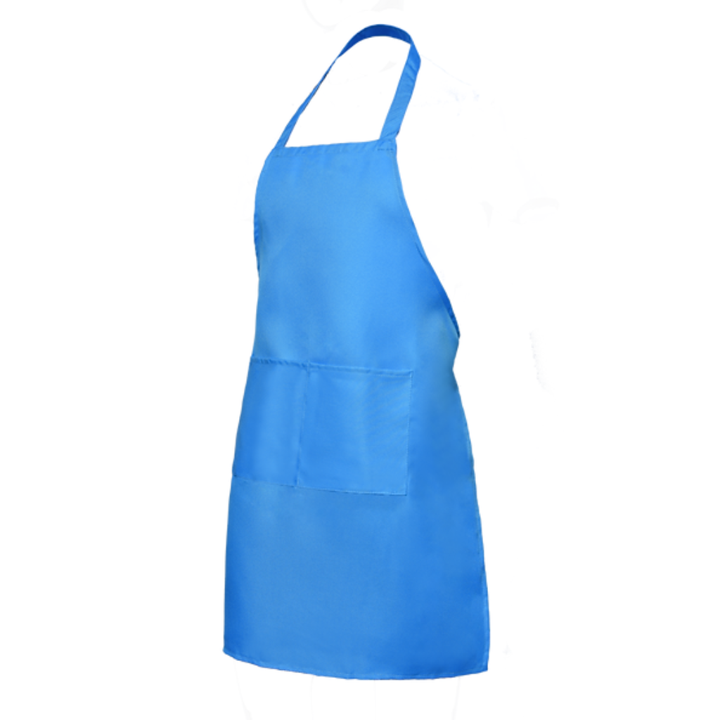 Consider this light blue promotional apron for a fresh and appealing giveaway at your next corporate event.