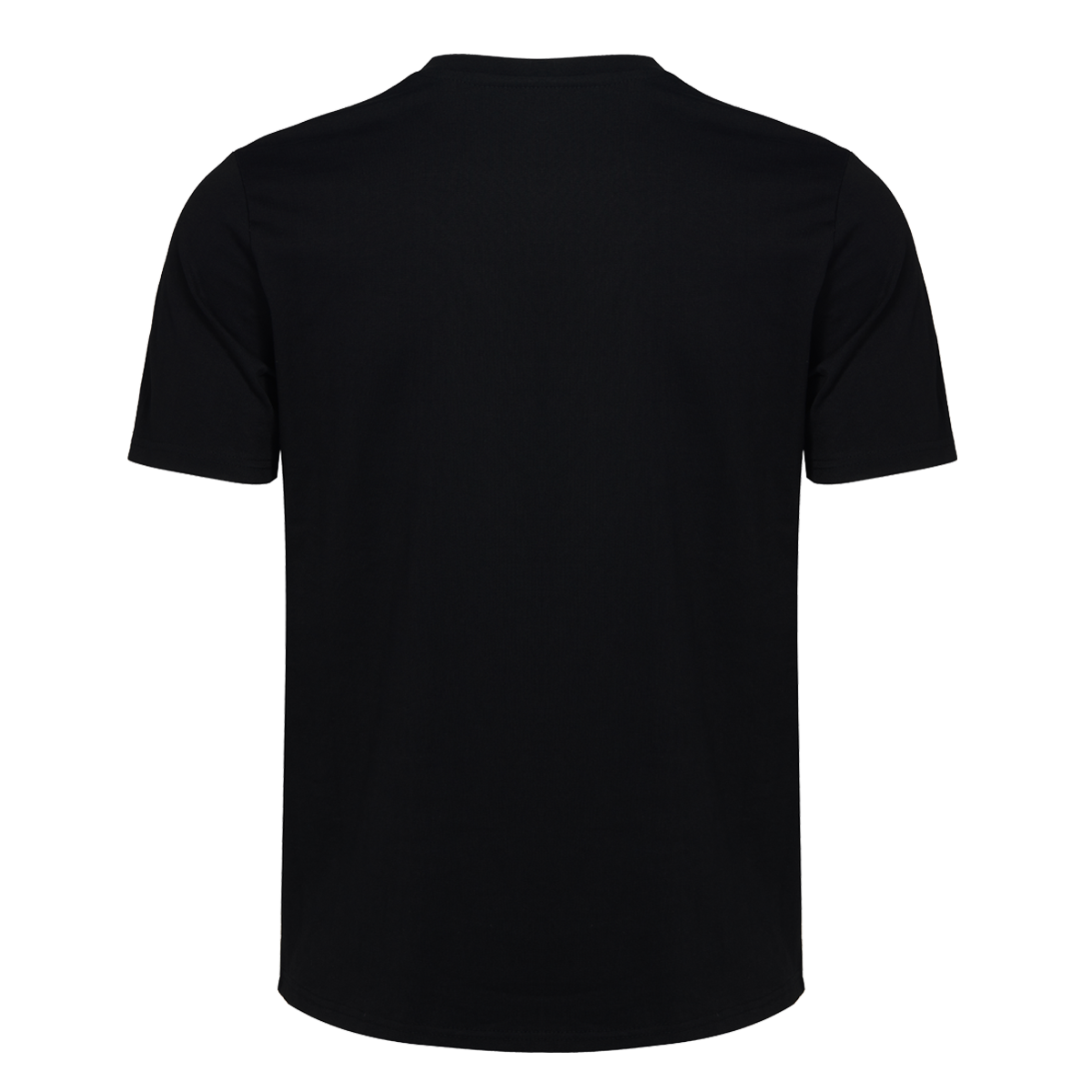 Premium Cotton T-Shirt - Black (back)