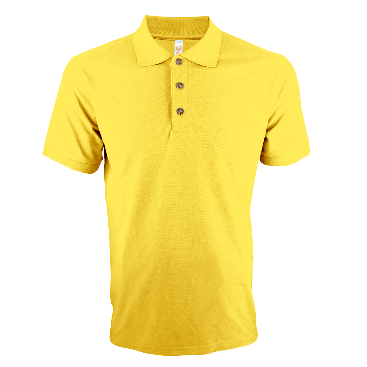 Custom Golden Yellow honeycomb polo, a bold and premium option for unique corporate gifts and client branding.
