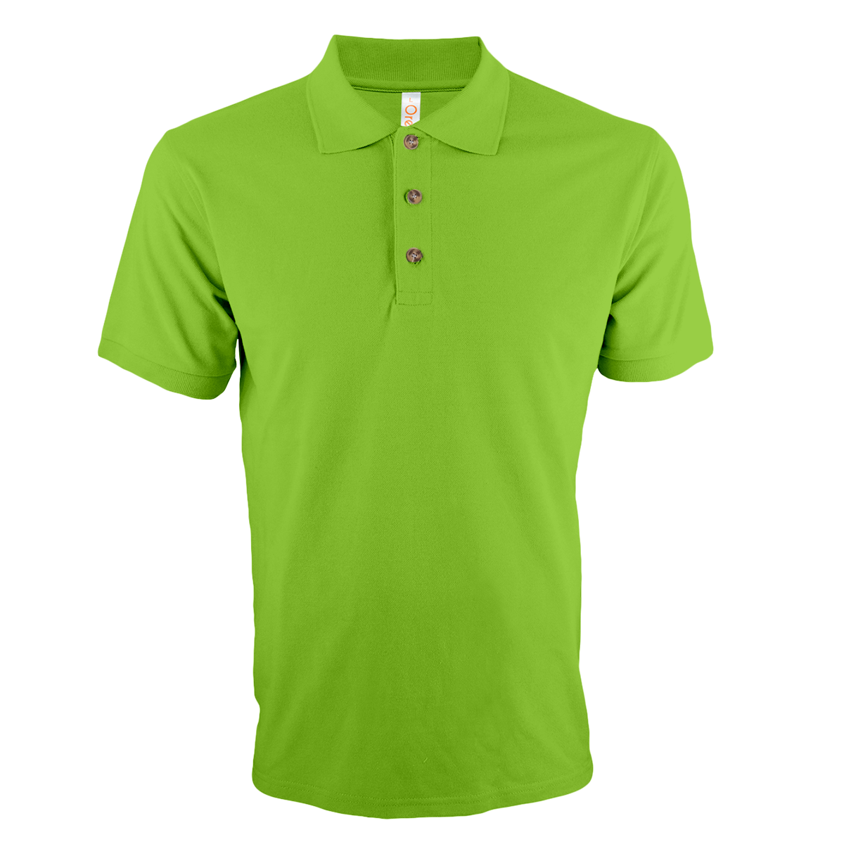 Lime Green honeycomb polo shirt, excellent custom merchandise for outdoor events and lively promotional campaigns.