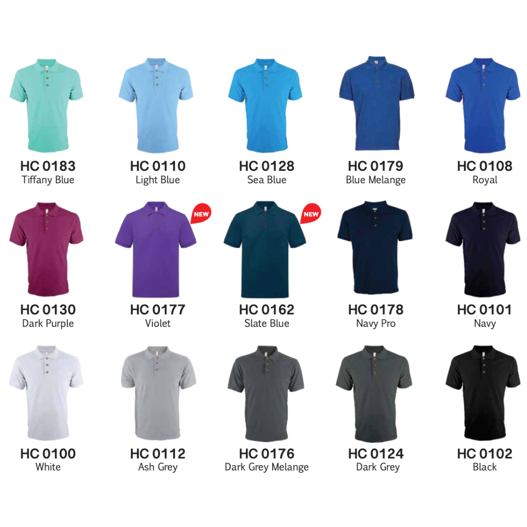 Customizable honeycomb polos in a full palette of colors. Excellent for corporate event swags and high-quality promotional gifts and giveaways.