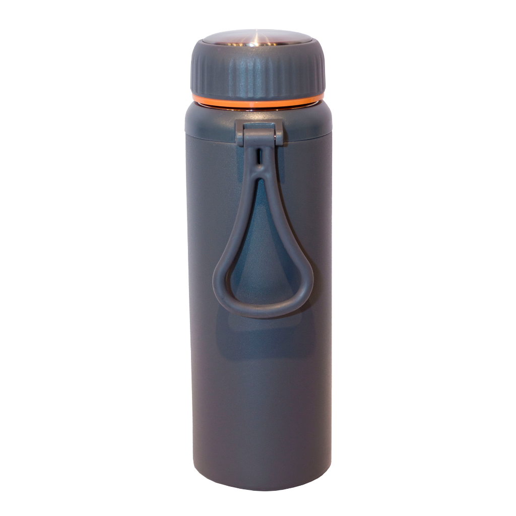 Promotional insulated water bottles with your company logo in grey