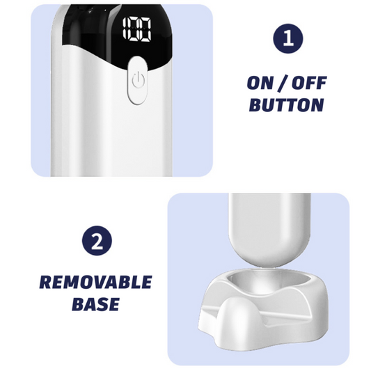 White handheld fan, a versatile corporate gift and option for custom swag.