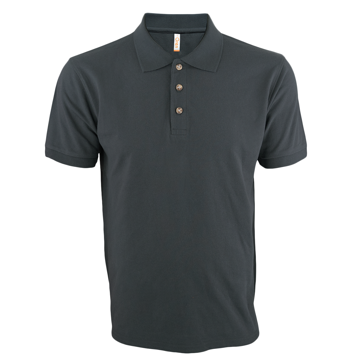 Wholesale Dark Grey honeycomb polo shirts available for bulk orders. Ideal for modern corporate swags and large-scale giveaways.