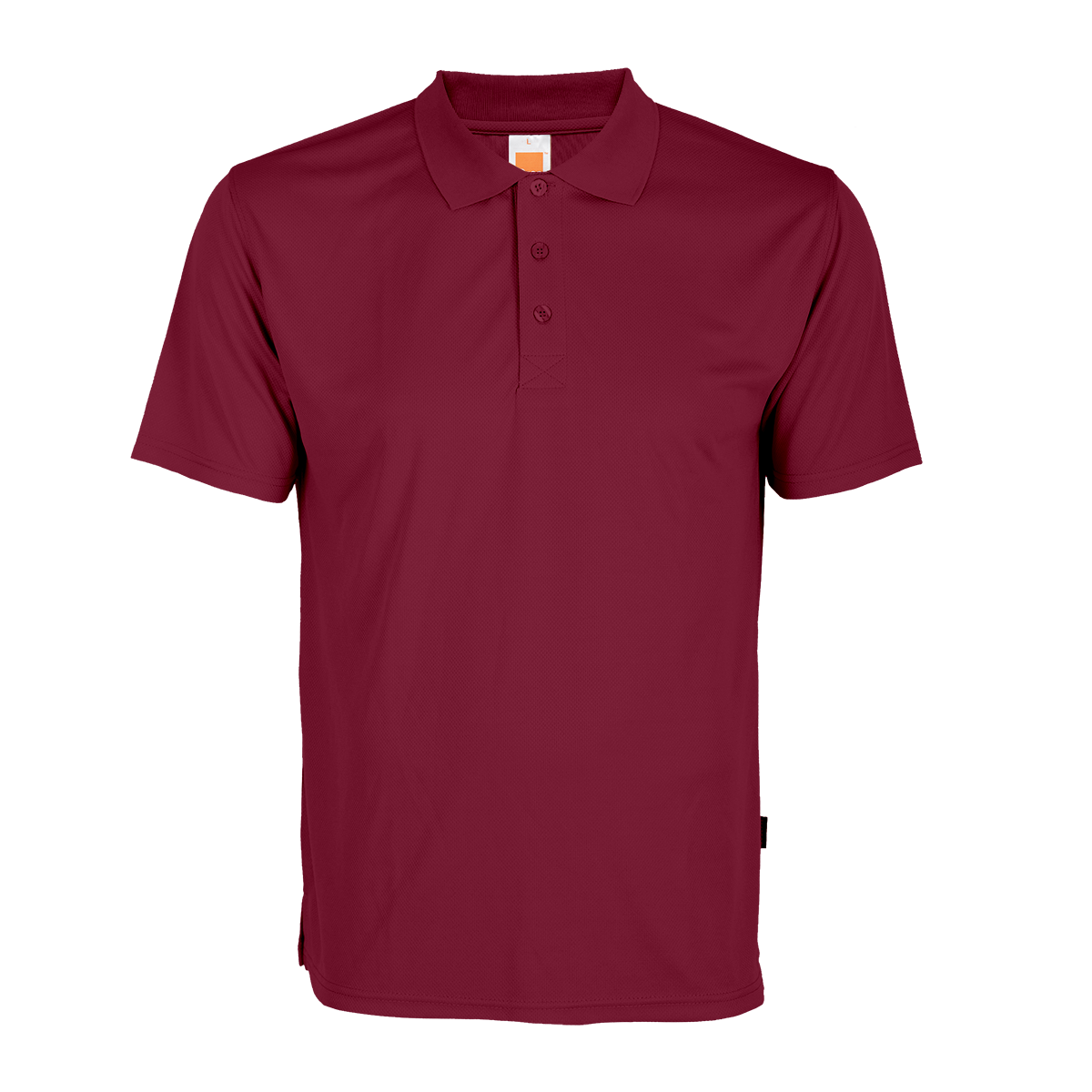 Wholesale maroon dry-fit polo shirt, perfect for bulk order customization and events.