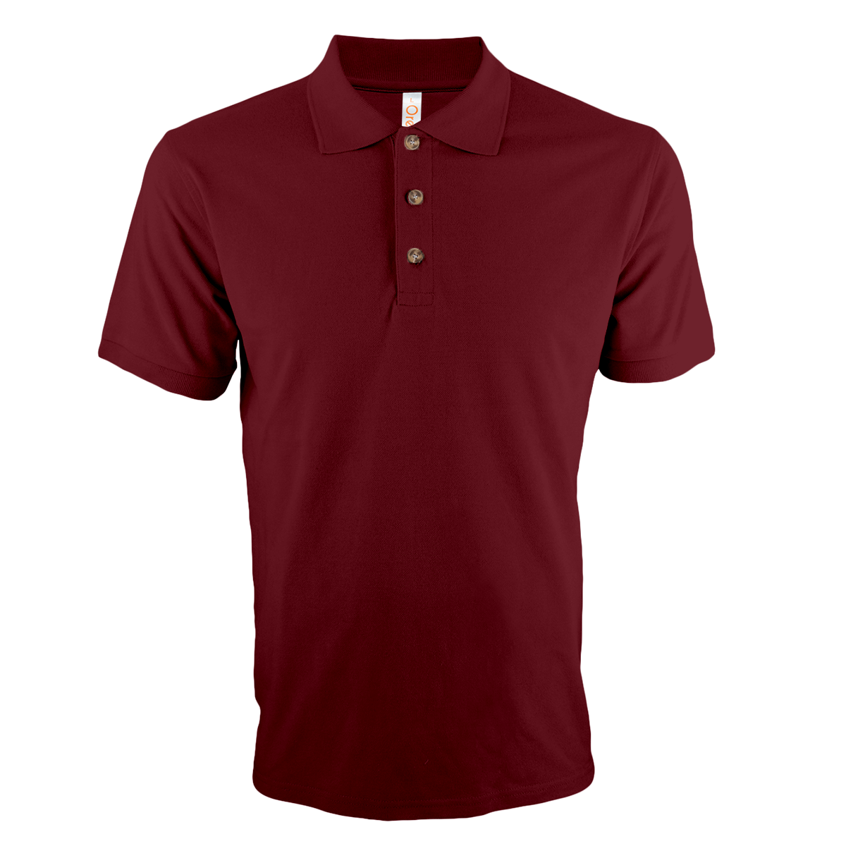 Wholesale Maroon honeycomb polo shirts available for bulk order. Perfect for upscale corporate swags and custom branding.