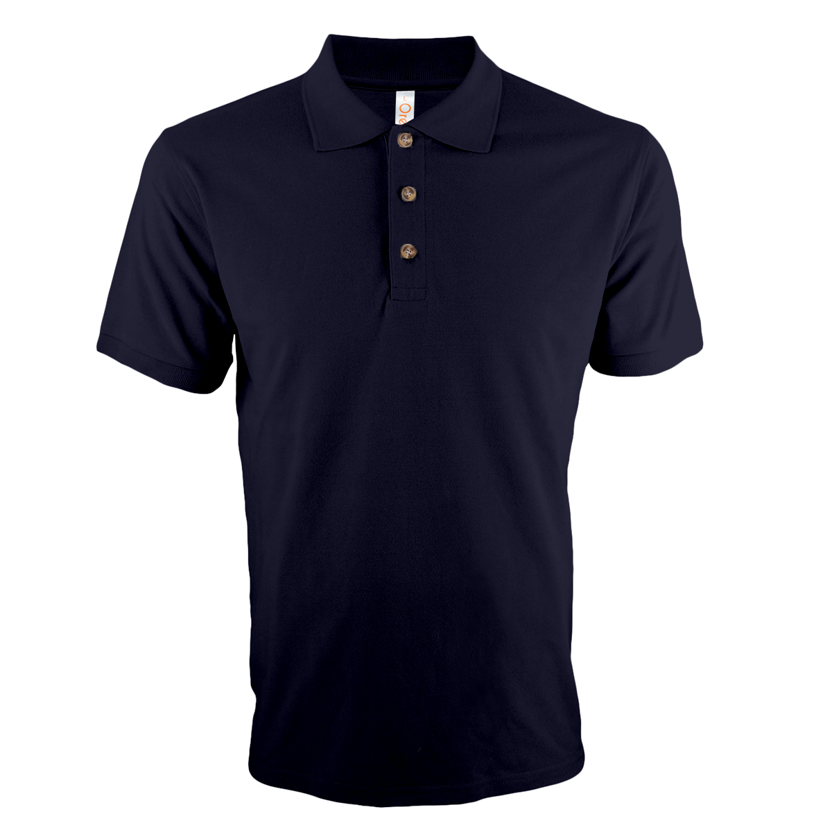 Wholesale Navy honeycomb polo shirts available for bulk orders. Ideal for impactful corporate swags and large-scale giveaways.