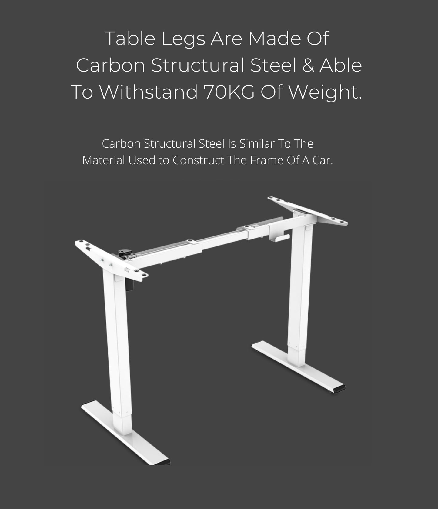 Height Adjustable Standing Desk Table