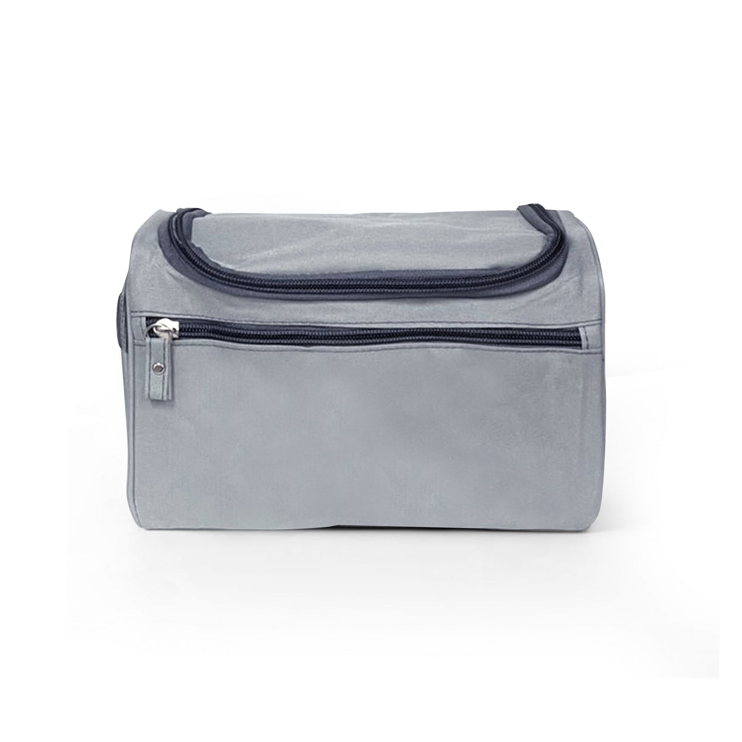 Customizable grey travel pouch ready for your company logo. A practical and professional corporate gift for employees or clients.