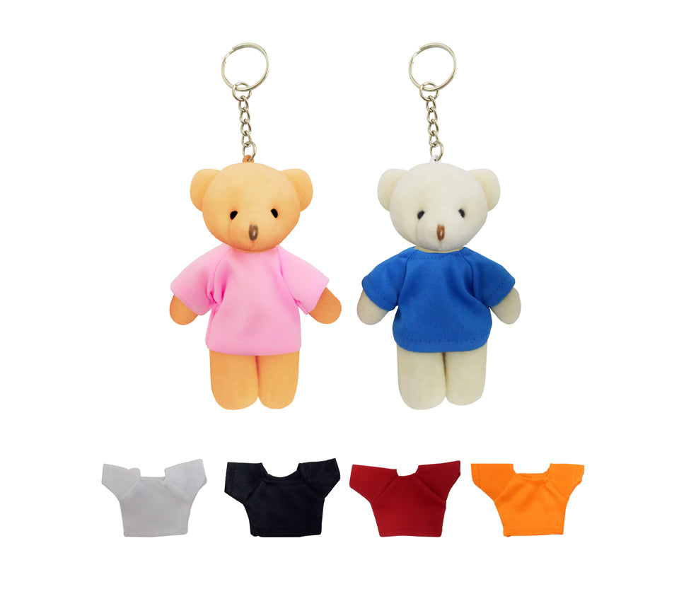 13cm Keychain Teddy Bear With Tee