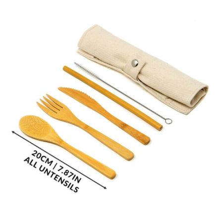 Robyn Bamboo Reusable Cutlery Set