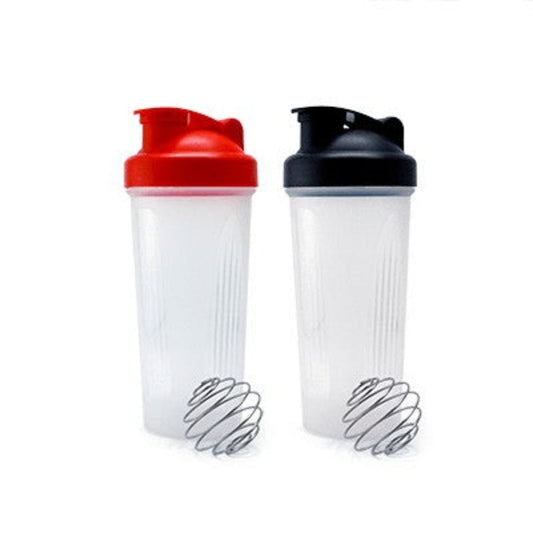 Leak-proof shaker bottles with secure lids and mixing balls for on-the-go use