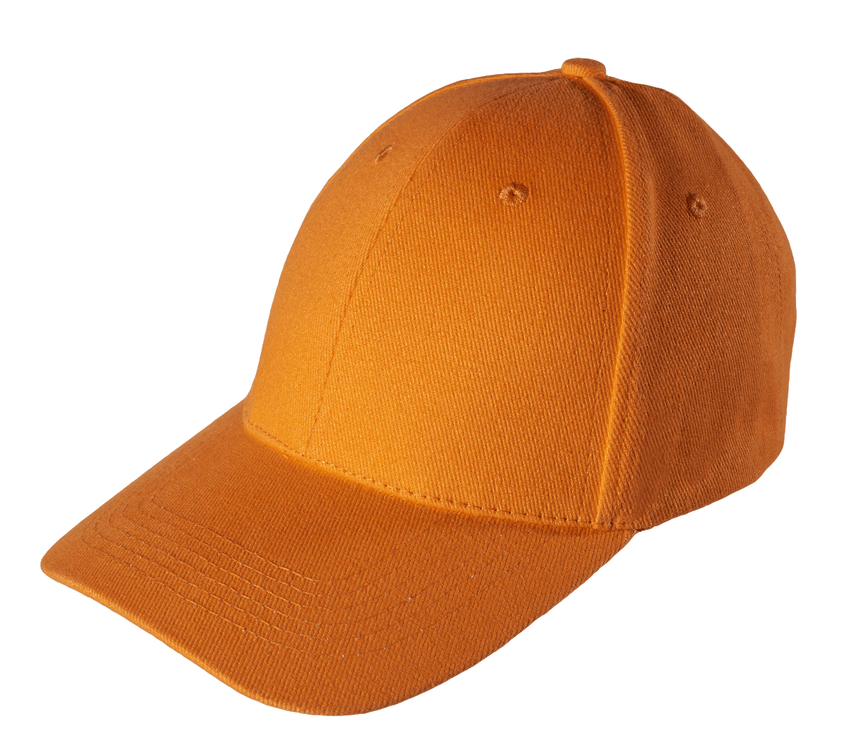 Cotton Baseball Cap - Orange