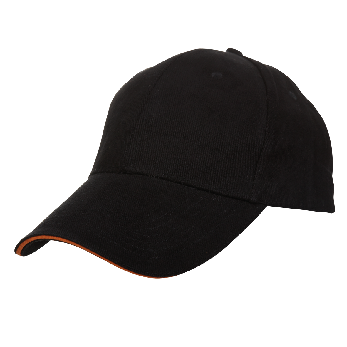 Trim Two-Tone Cotton Baseball Cap