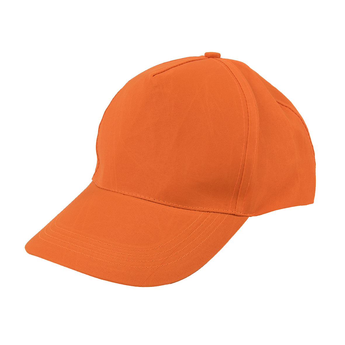 Polyester Baseball Cap (5 Panel) - Orange