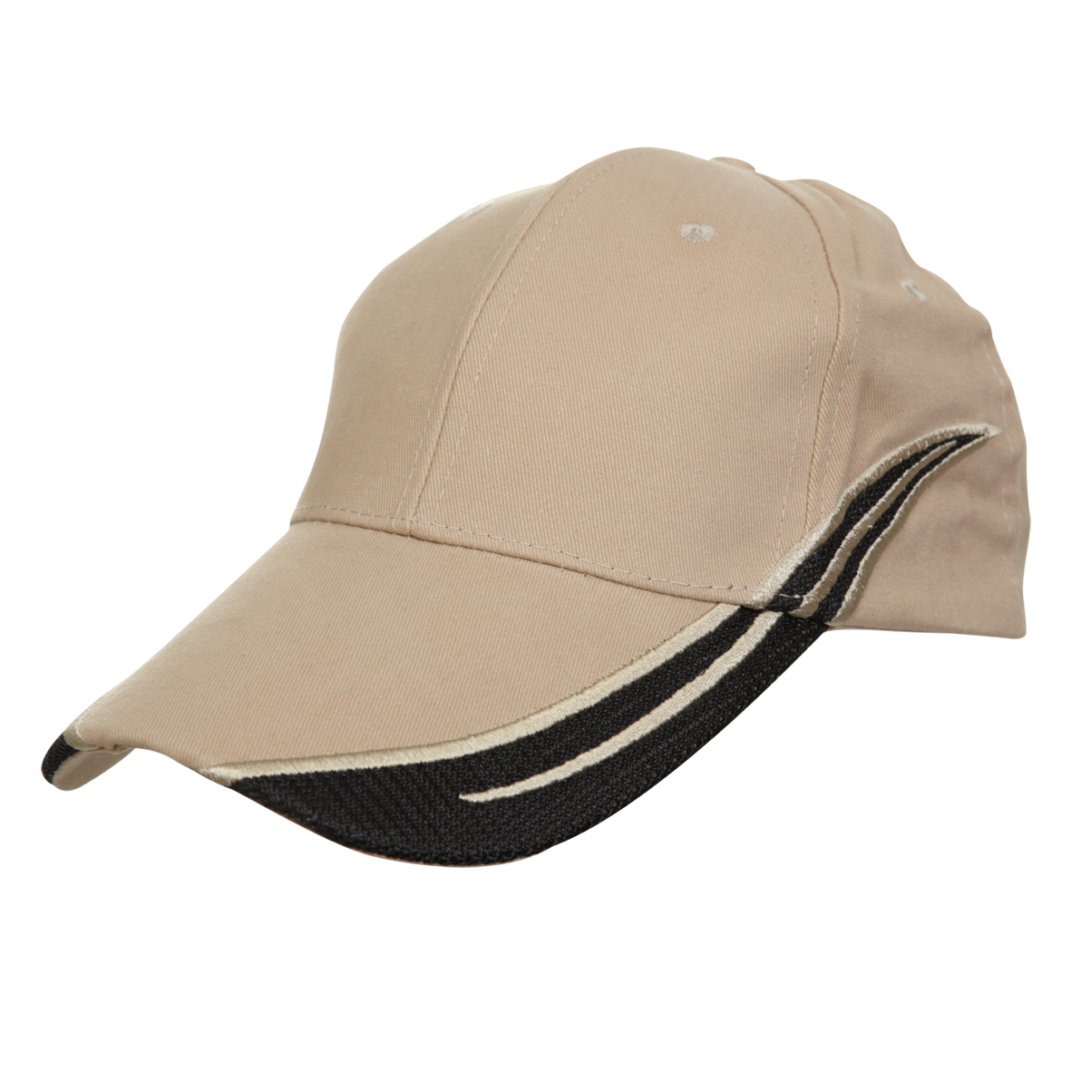 Cotton Snapback Cap - Khaki