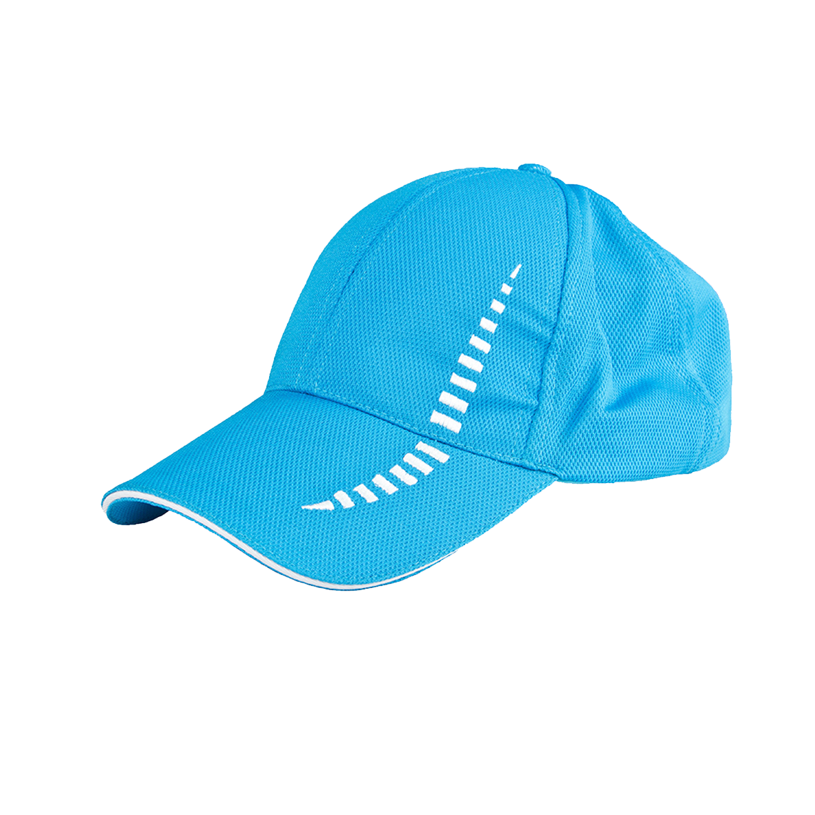 Polyester Snapback Cap - Sea Blue
