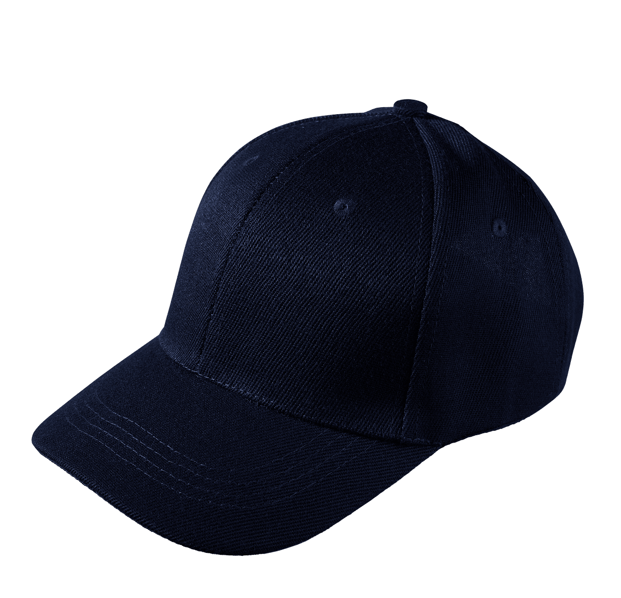 Kids Polyester Baseball Cap - Navy