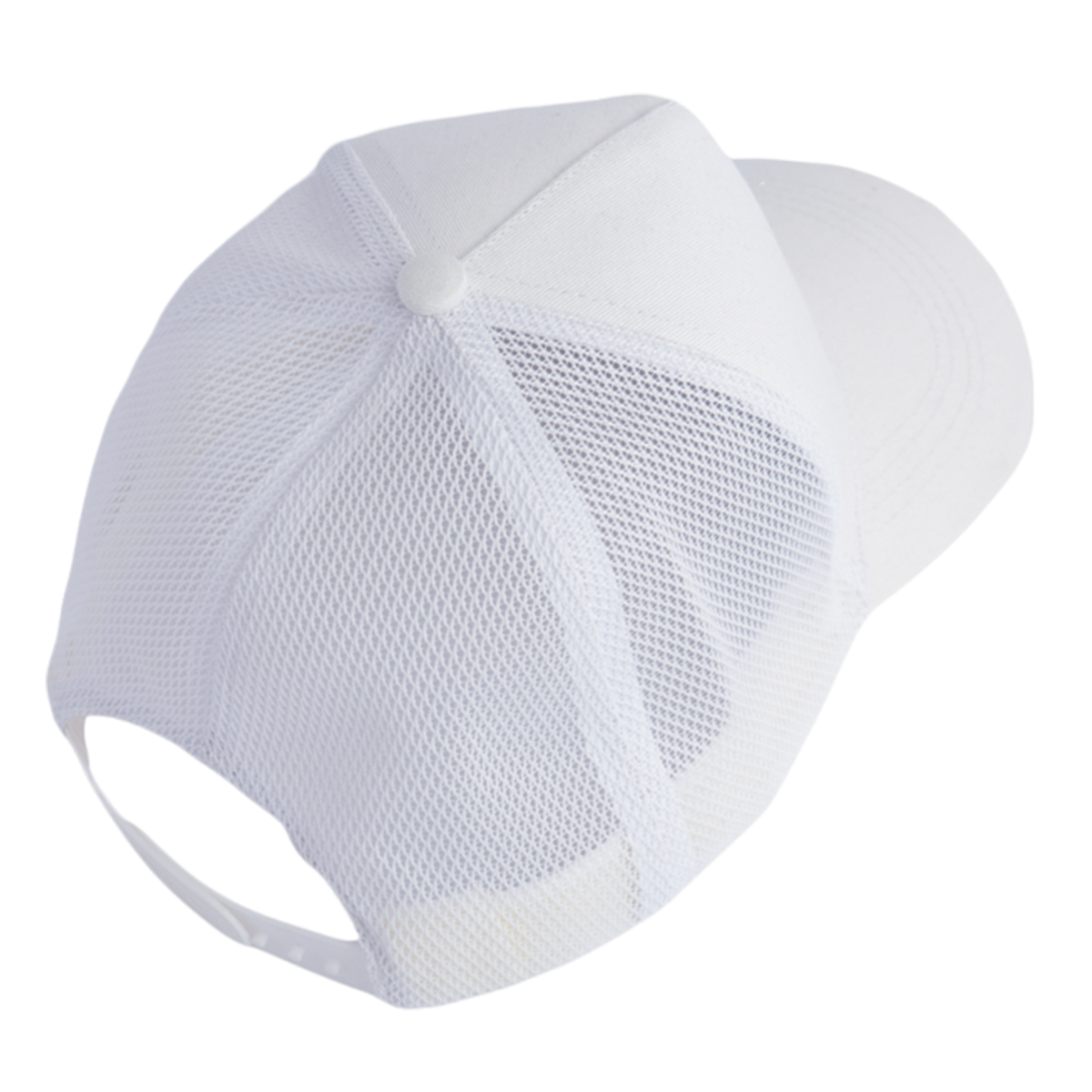 Cotton Trucker Cap - White