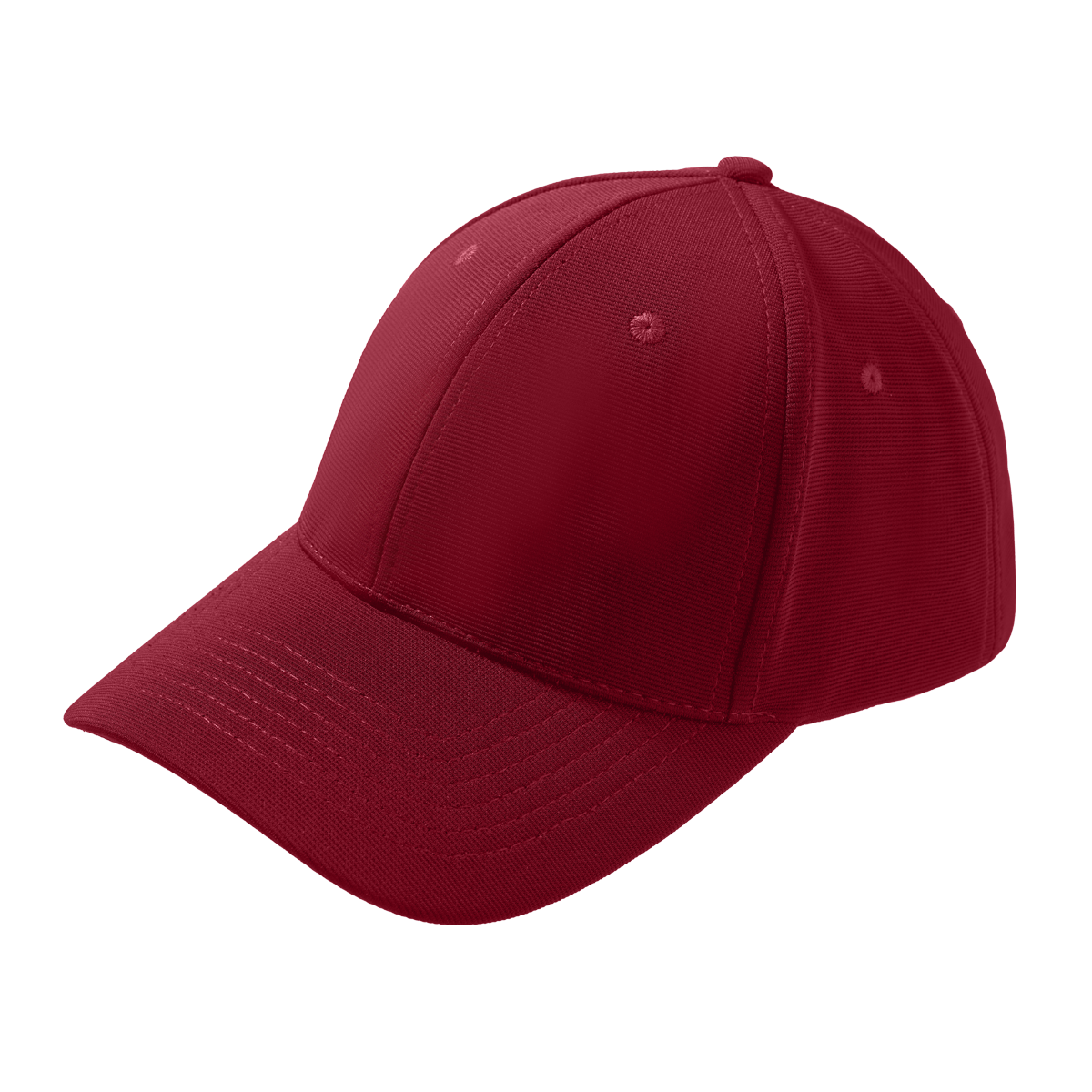 North Harbour Polyester Baseball Cap - Maroon