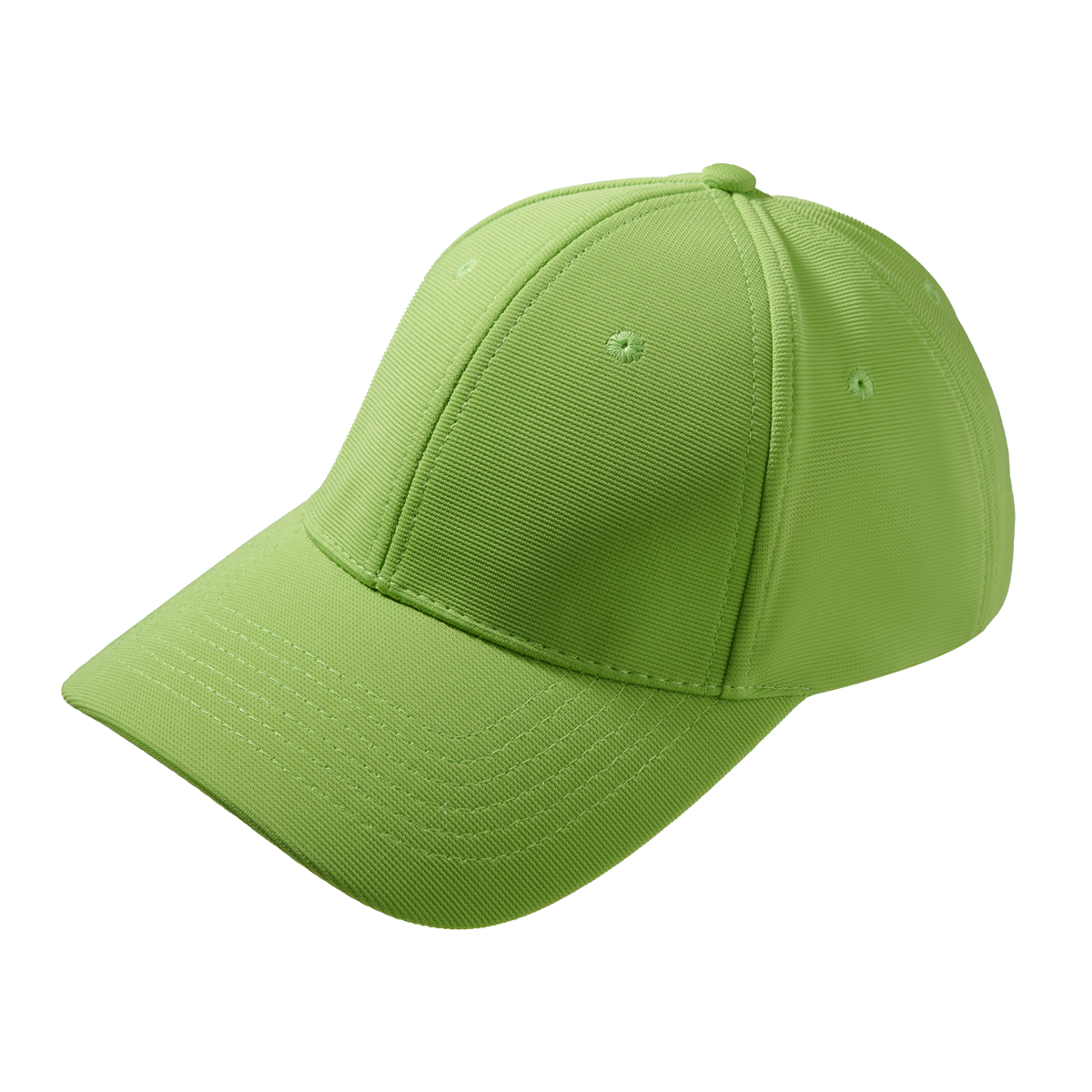 North Harbour Polyester Baseball Cap - Lime Green