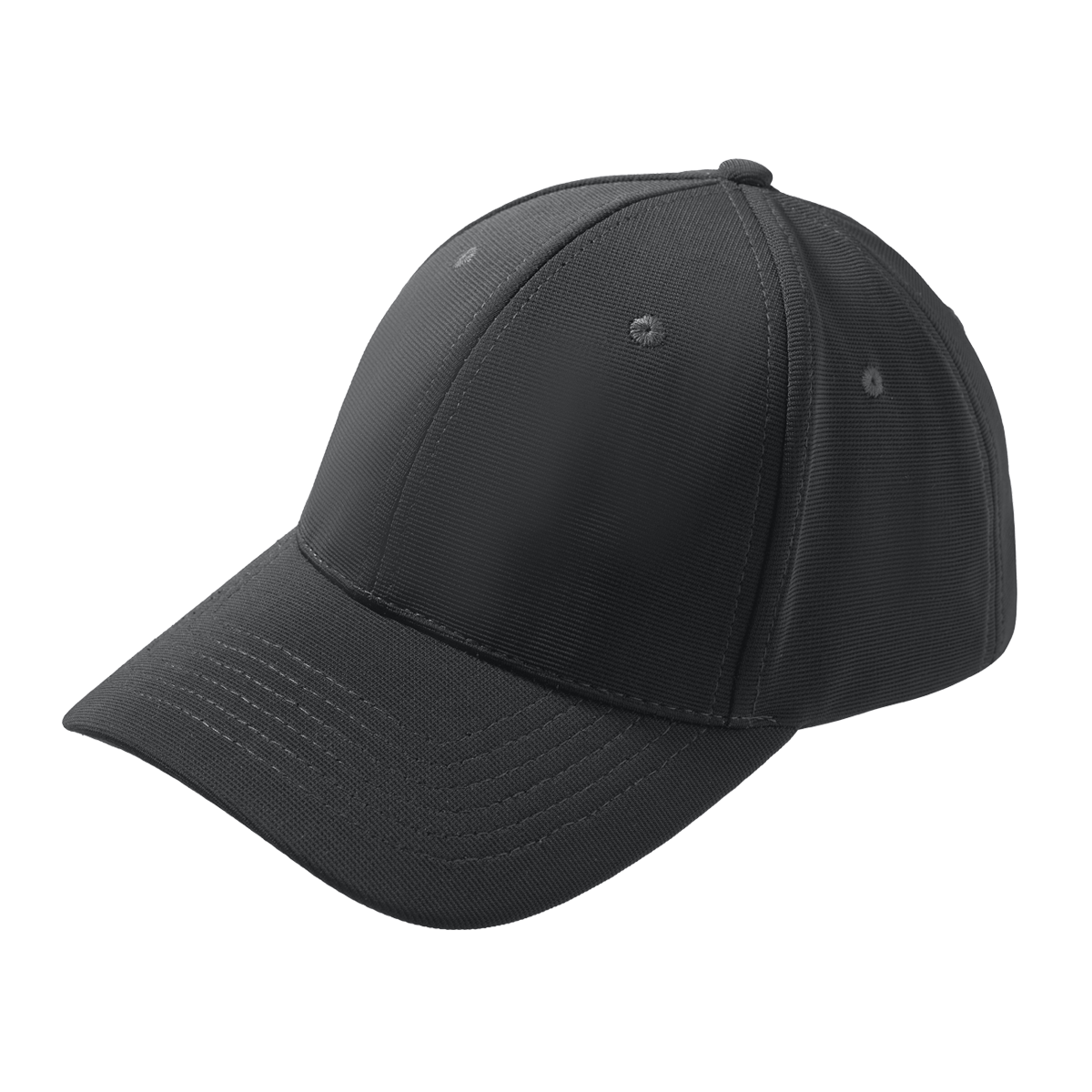 North Harbour Polyester Baseball Cap - Black