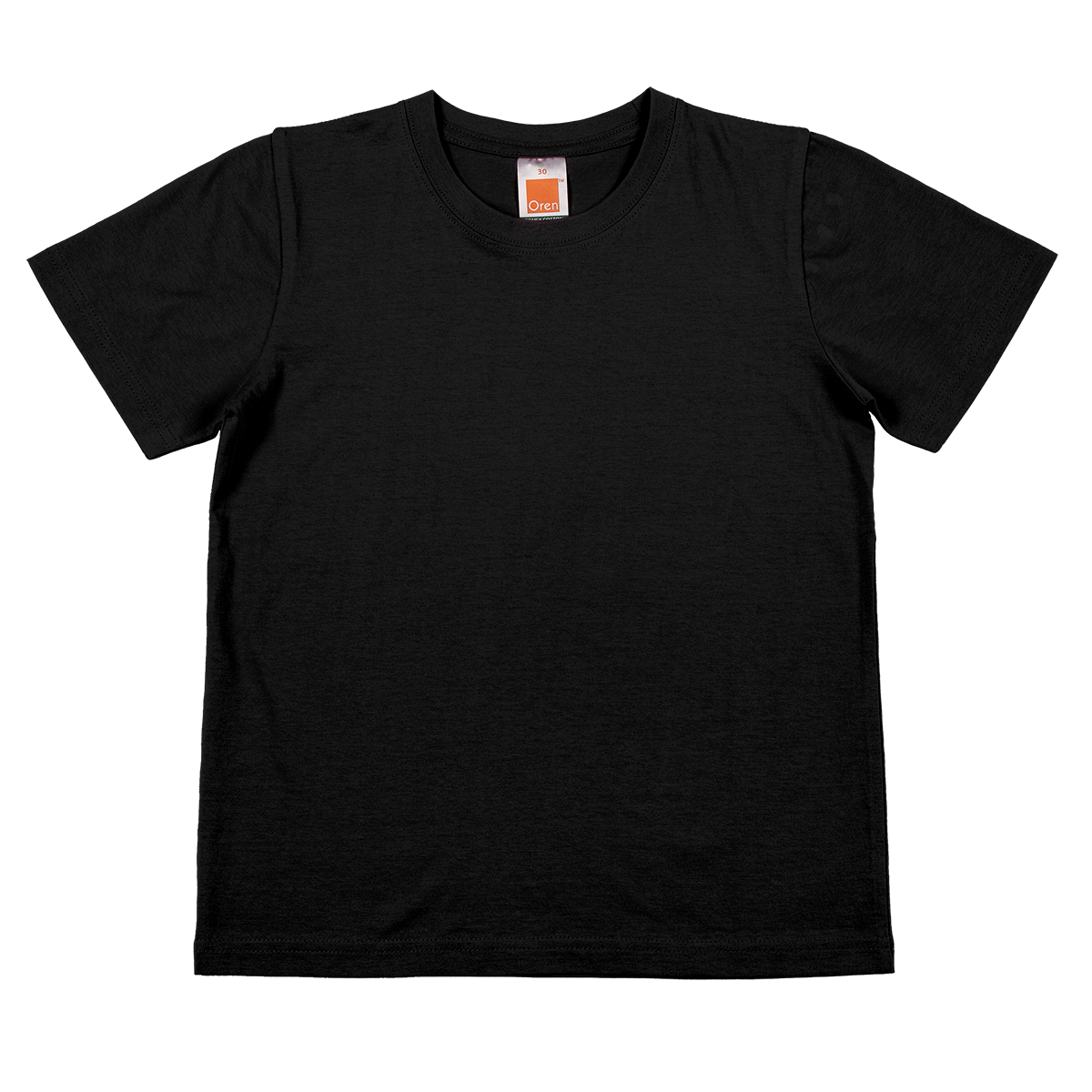 Kids Comfy Cotton T-Shirt - Black