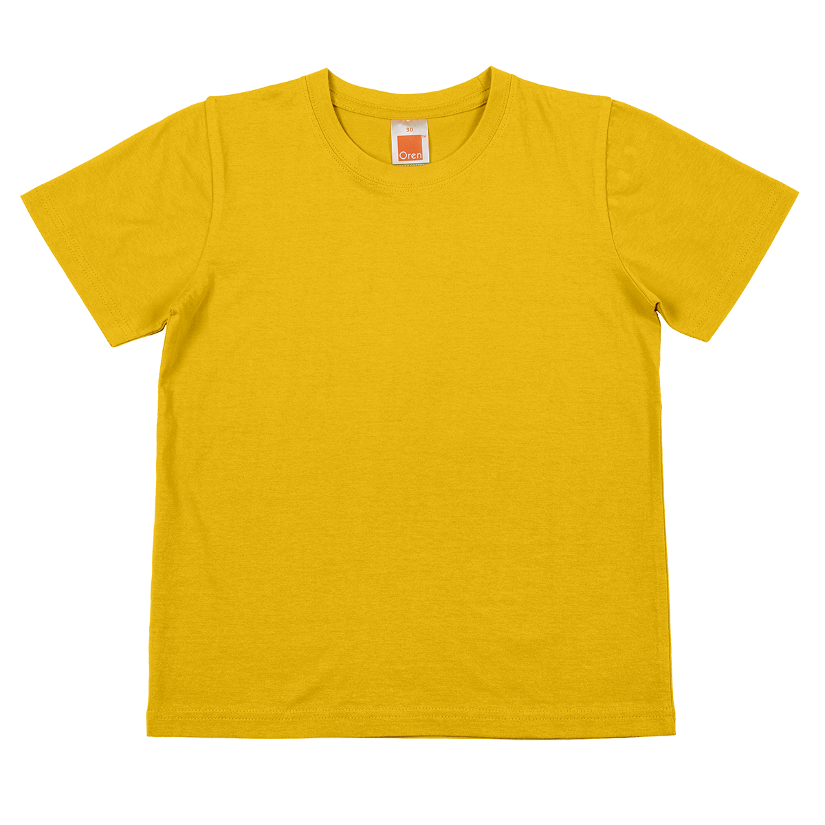 Kids Comfy Cotton T-Shirt - Yellow