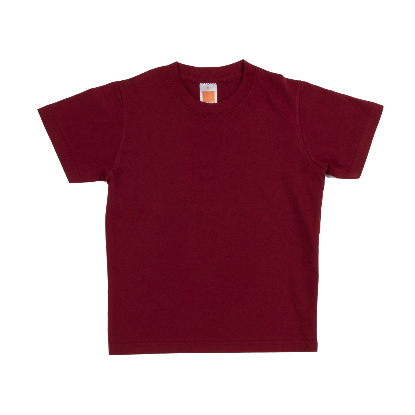 Kids Comfy Cotton T-Shirt - Maroon