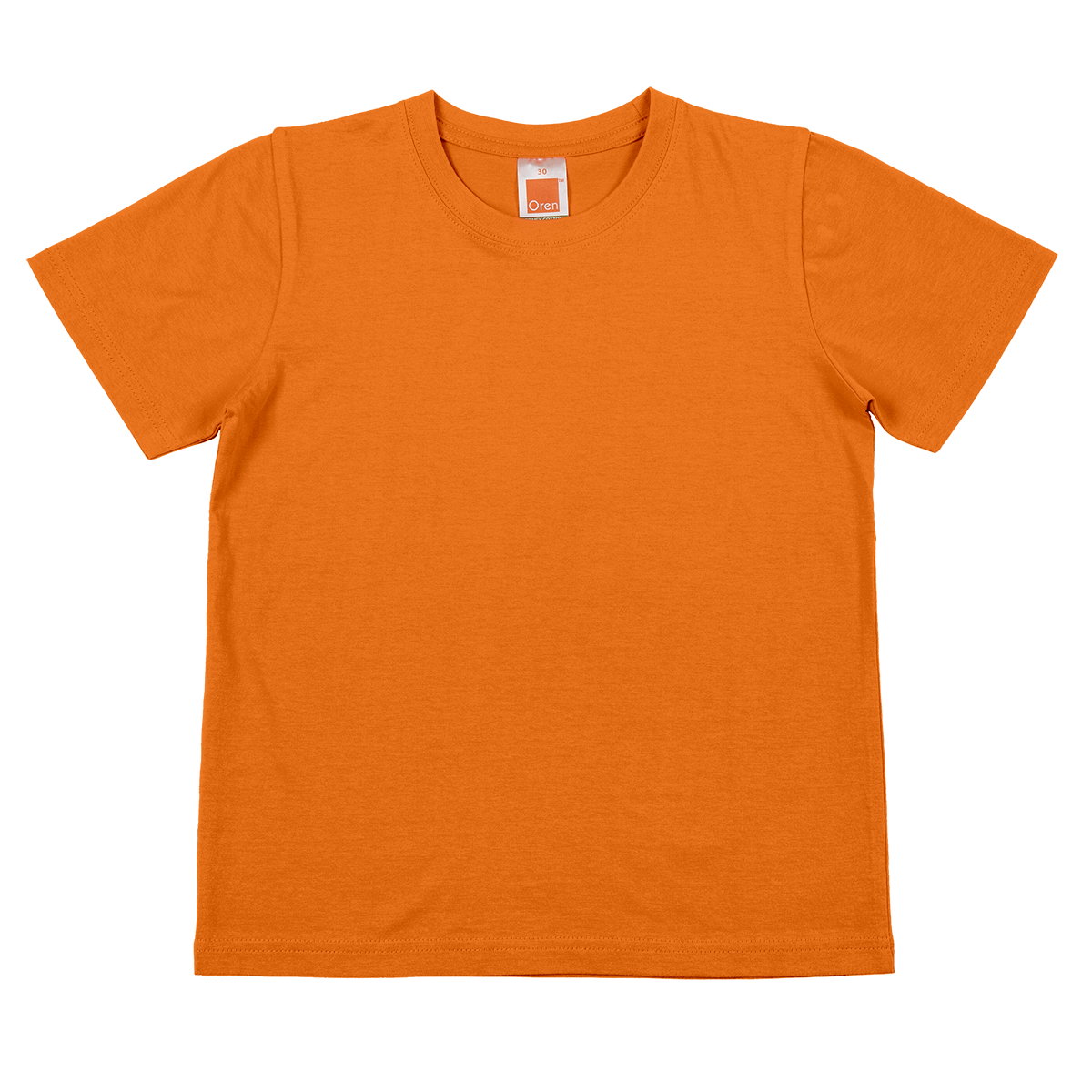 Kids Comfy Cotton T-Shirt - Orange