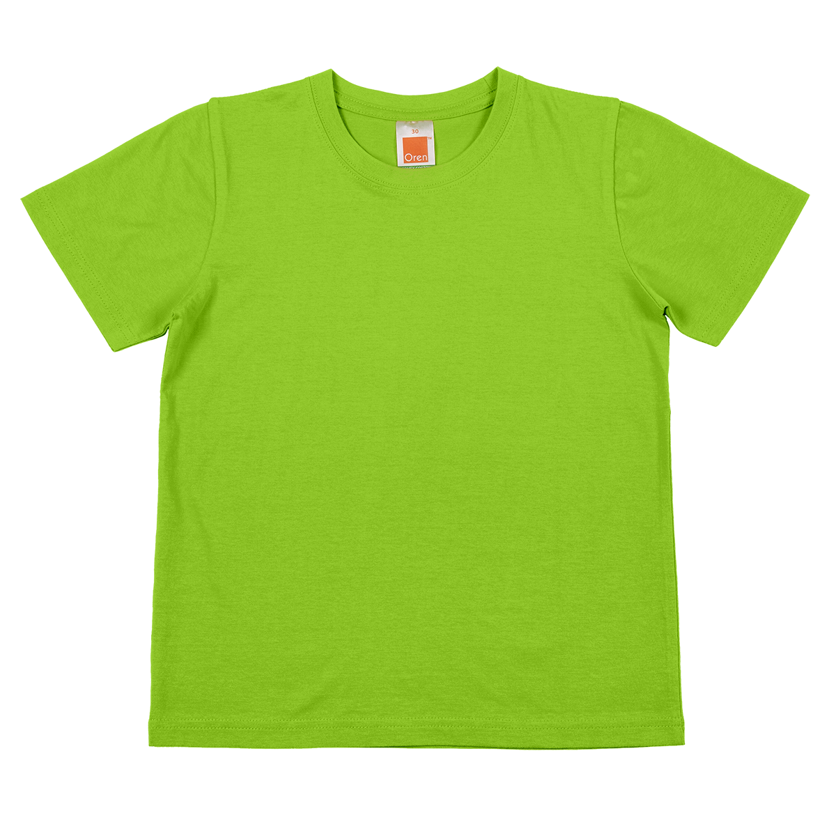 Kids Comfy Cotton T-Shirt - Lime Green