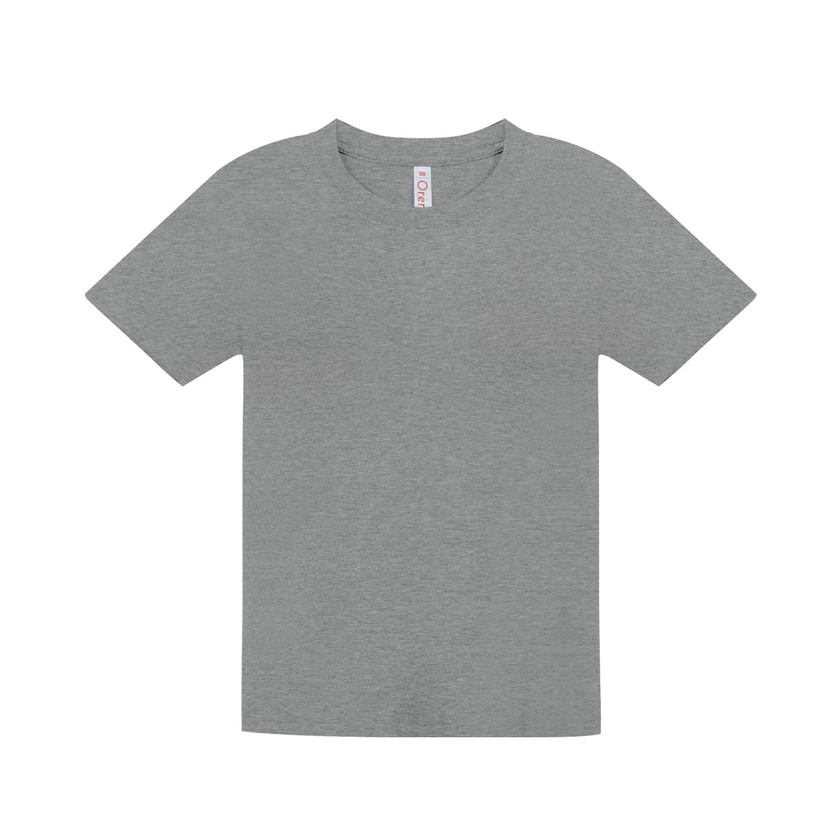 Kids Comfy Cotton T-Shirt - Grey Melange
