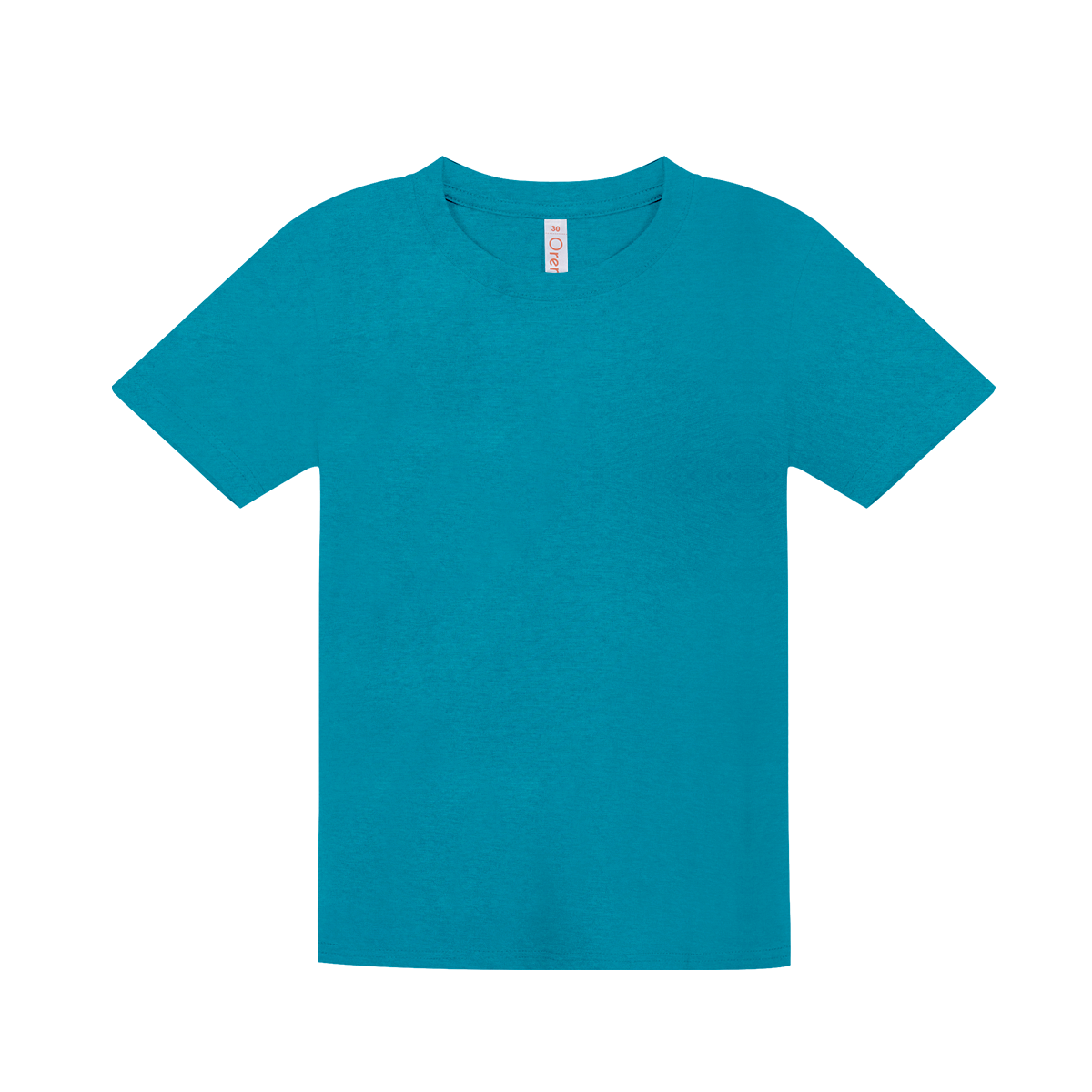 Kids Comfy Cotton T-Shirt - Deep Lake Melange