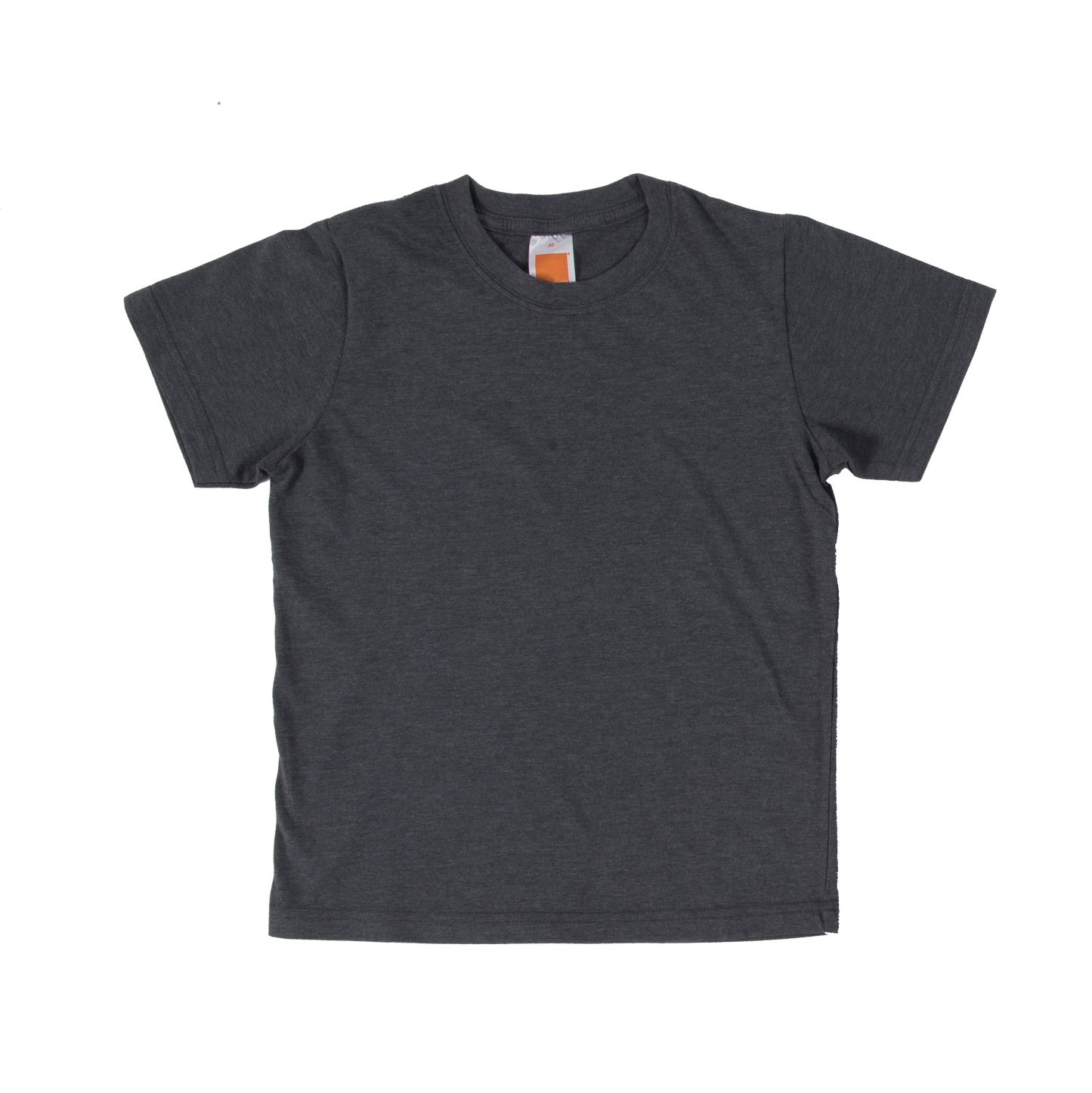 Kids Comfy Cotton T-Shirt - Dark Grey Melange