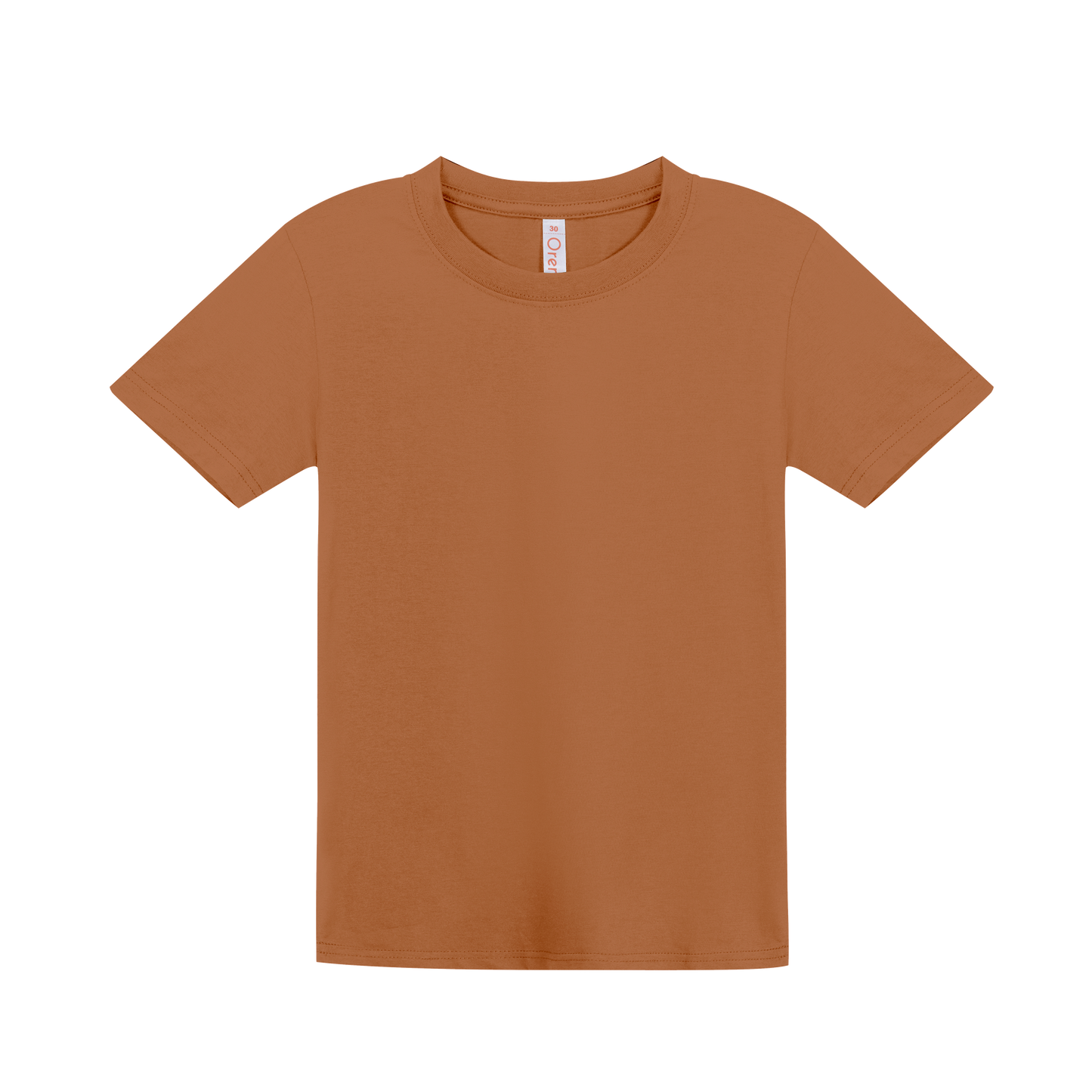 Kids Comfy Cotton T-Shirt - Caramel