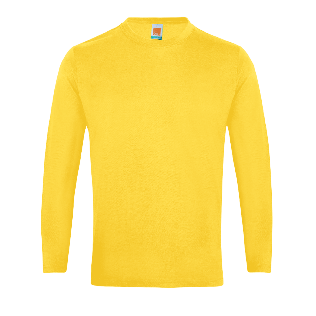 Long Sleeve Comfy Cotton T-Shirt - Yellow
