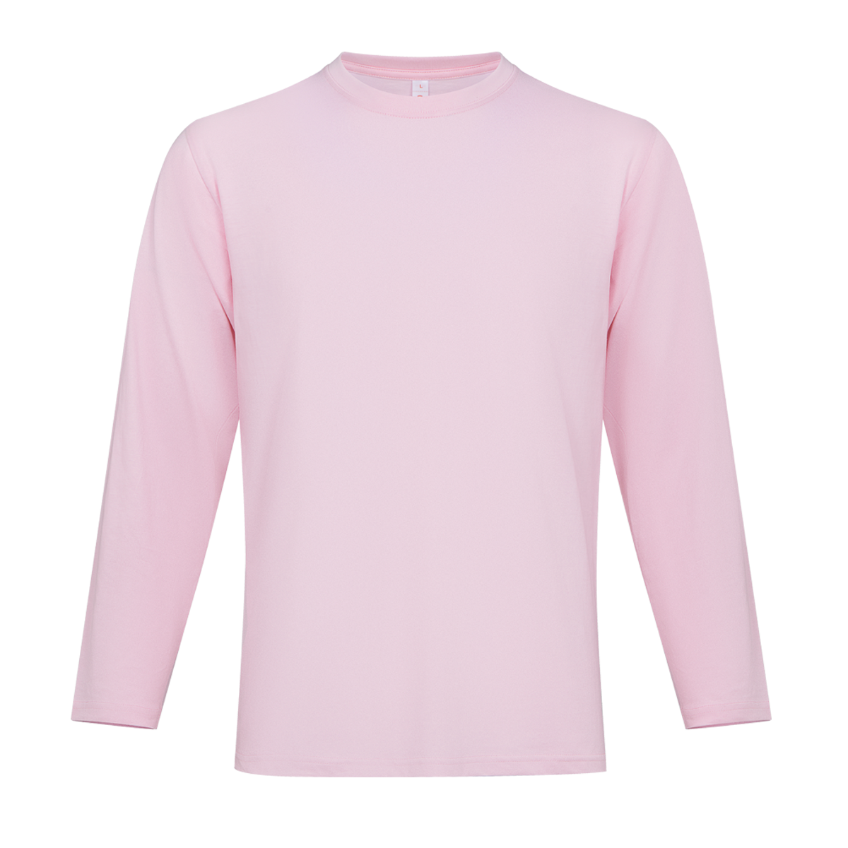 Long Sleeve Comfy Cotton T-Shirt - Pink