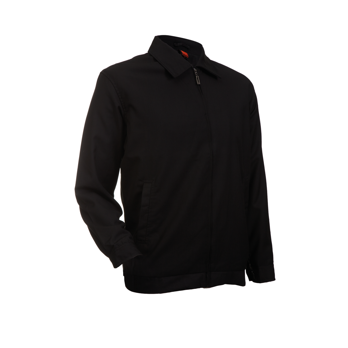 Blended Viscose Full-Zip Corporate Jacket - Navy