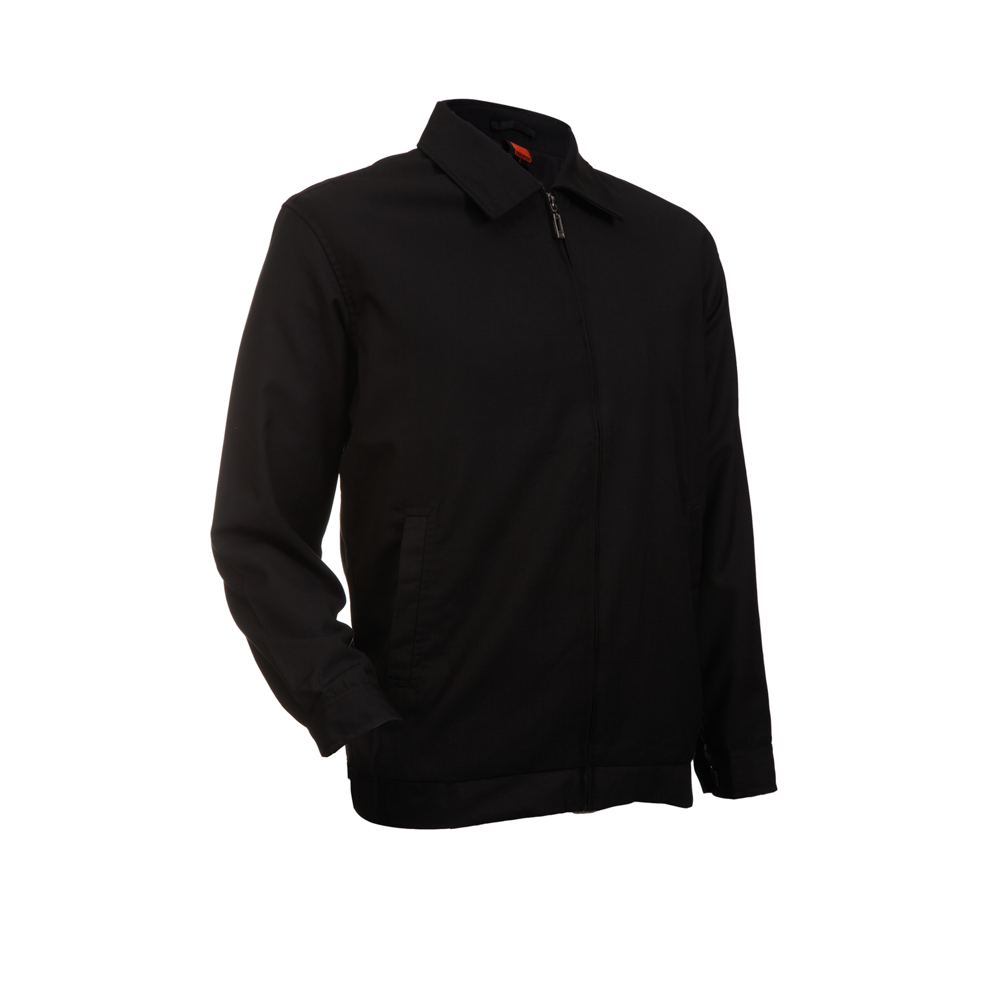 Blended Viscose Full-Zip Corporate Jacket - Navy