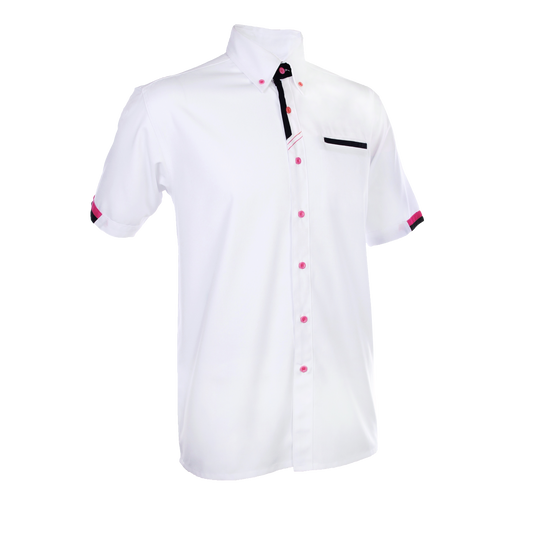 PV Button-Down Collar Shirt - White
