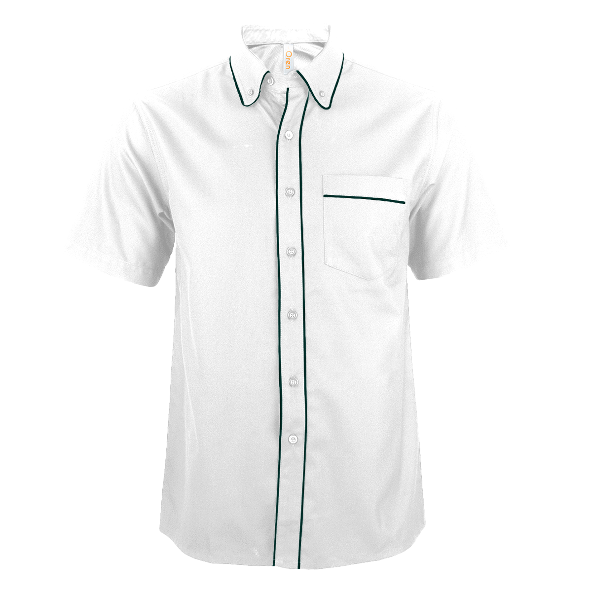 PV Open Pocket Button-Down Shirt - White