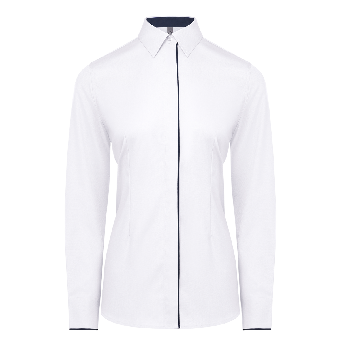 TR Long Sleeve Corporate Women's Shirt - White