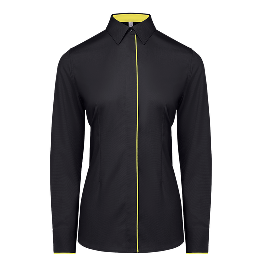 TR Long Sleeve Corporate Women's Shirt - Black