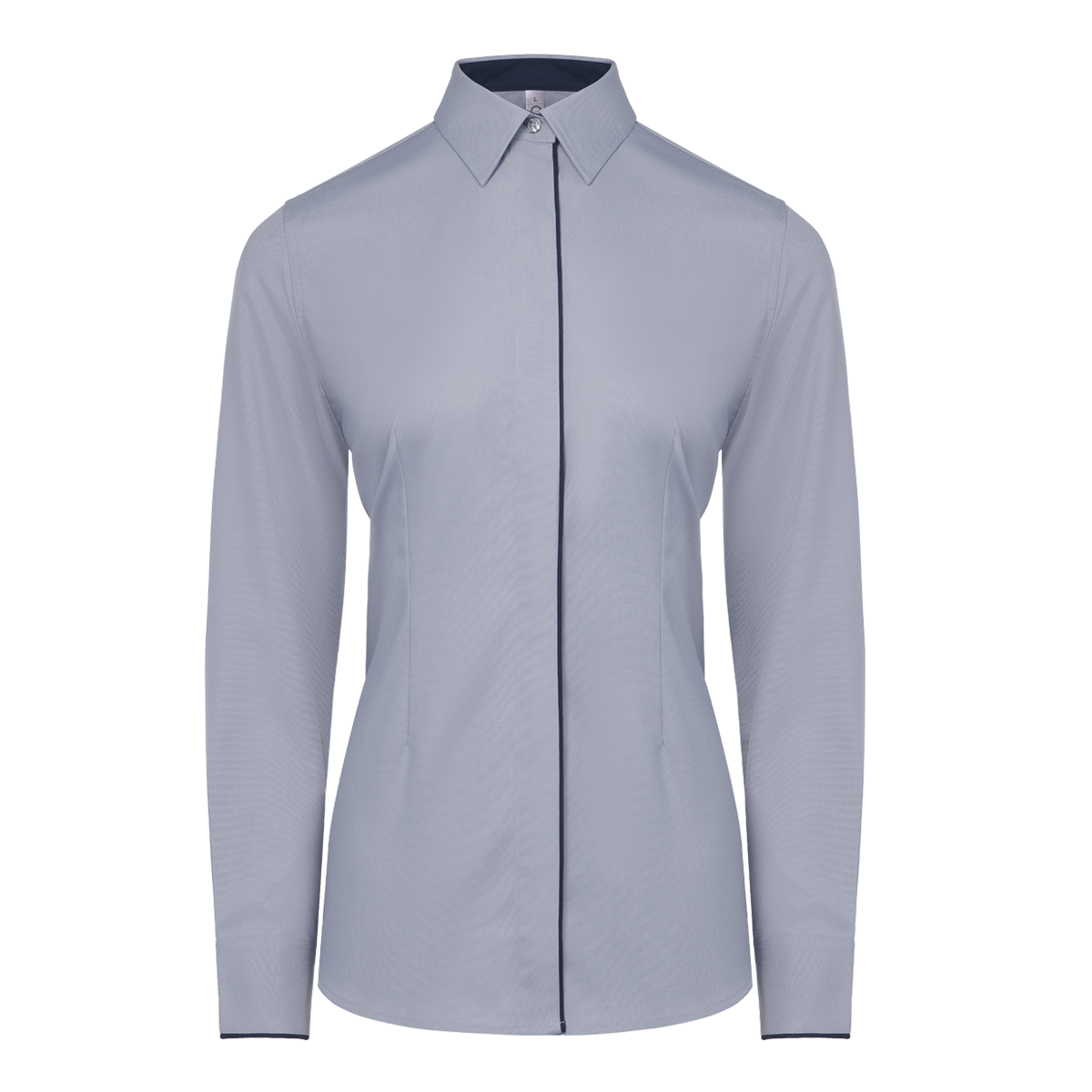 TR Long Sleeve Corporate Women's Shirt - Dark Grey