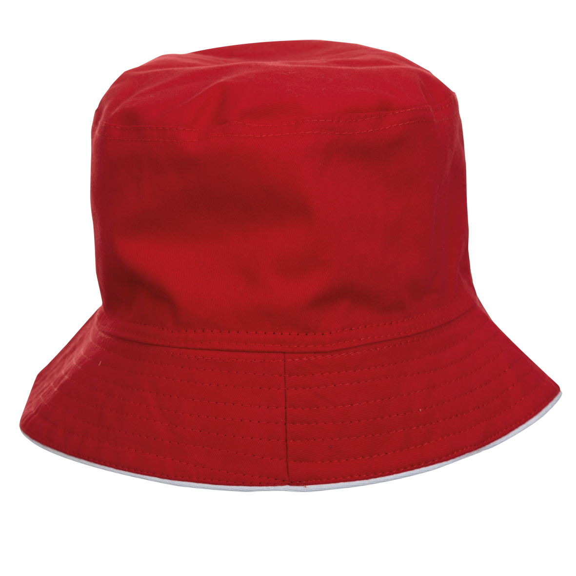 Equinox Cotton Bucket Hat - Red / Black