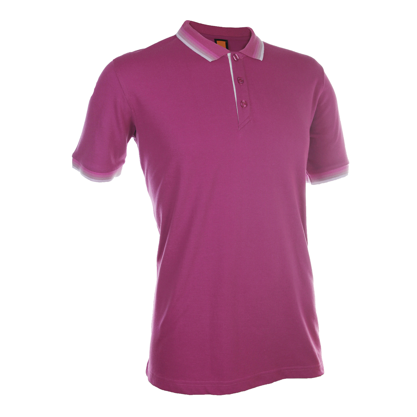 Honeycomb Multi Tipped Collar Polo Shirt - Dark Purple