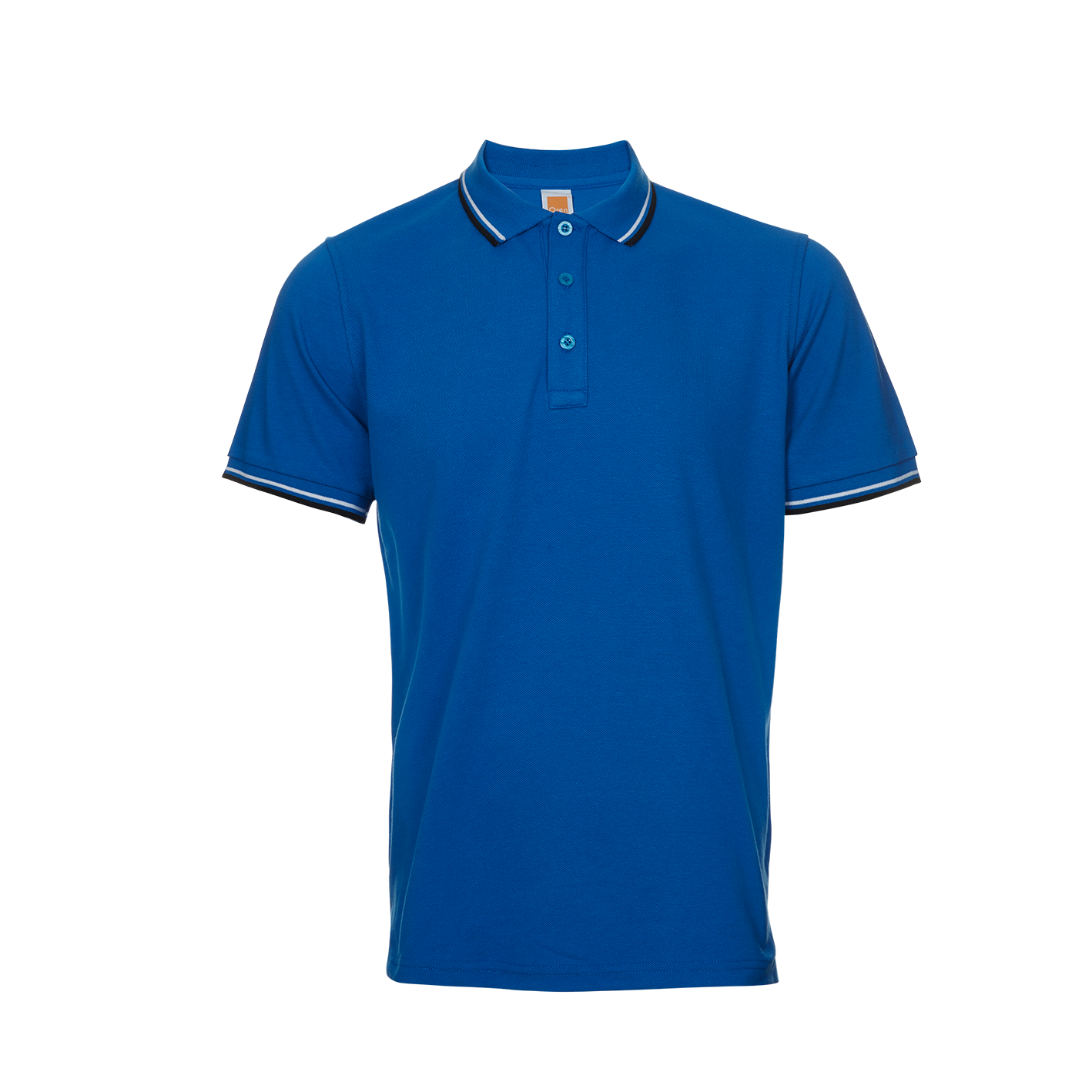 Honeycomb Tipped Collar Polo Shirt - Royal
